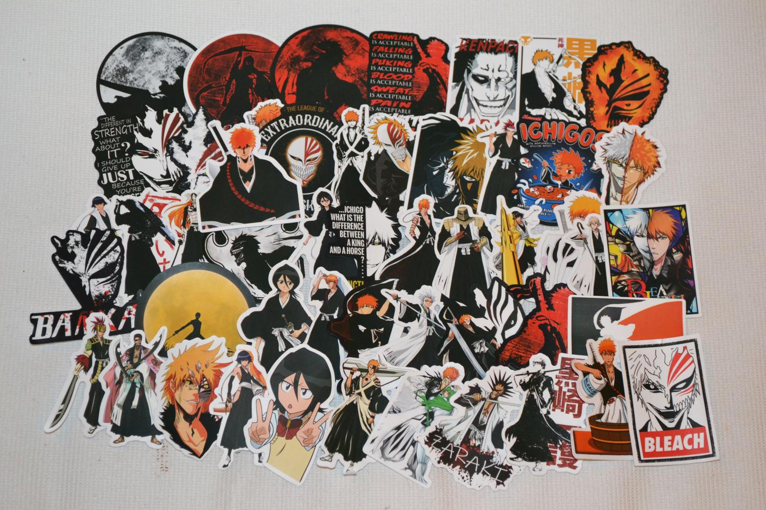 Bleach Anime Manga 50st Klistermärken 8-6cm Ny