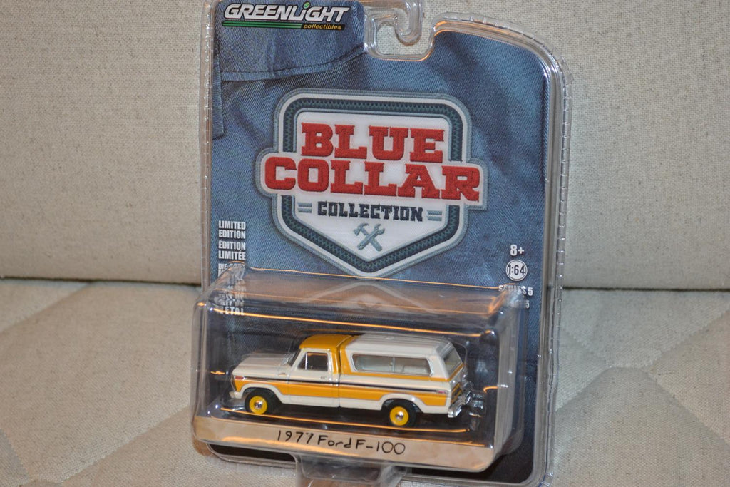 1977 Ford F-100 Pickup 1:64 Greenlight (Blue collar collection 5) 7-9cm Ny
