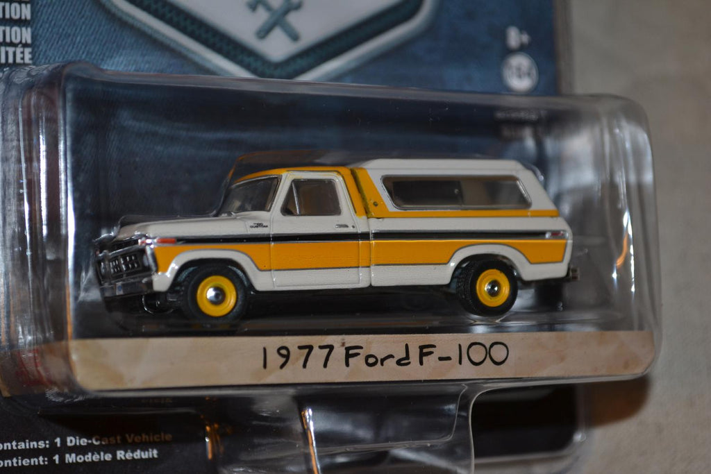 1977 Ford F-100 Pickup 1:64 Greenlight (Blue collar collection 5) 7-9cm Ny