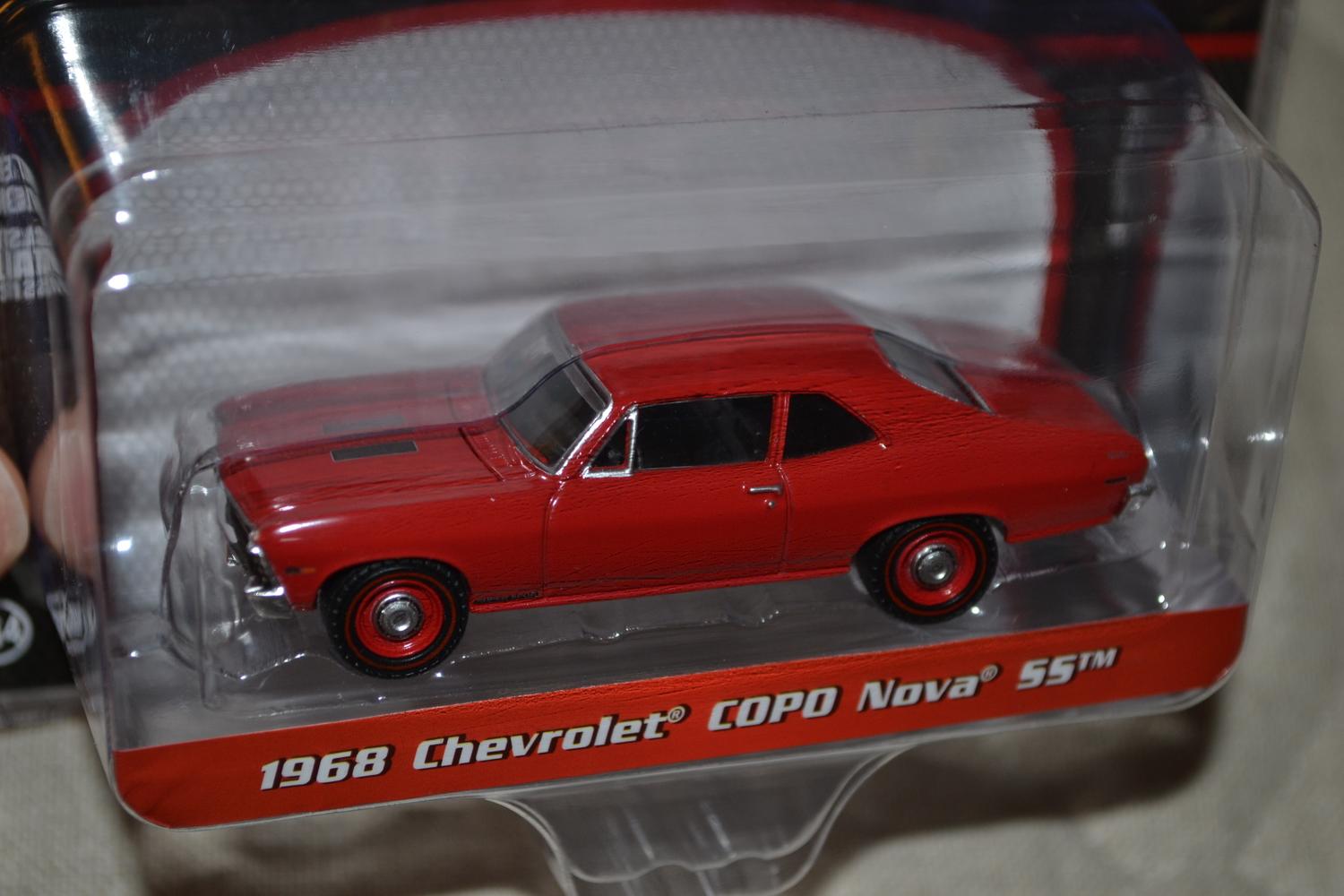 1968 Chevrolet COPO Nova SS 1:64 Greenlight (Barrett-Jackson 5) 7-8cm Ny