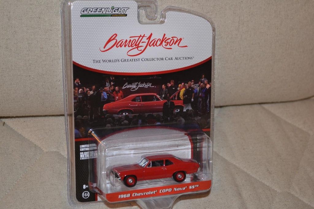 1968 Chevrolet COPO Nova SS 1:64 Greenlight (Barrett-Jackson 5) 7-8cm Ny