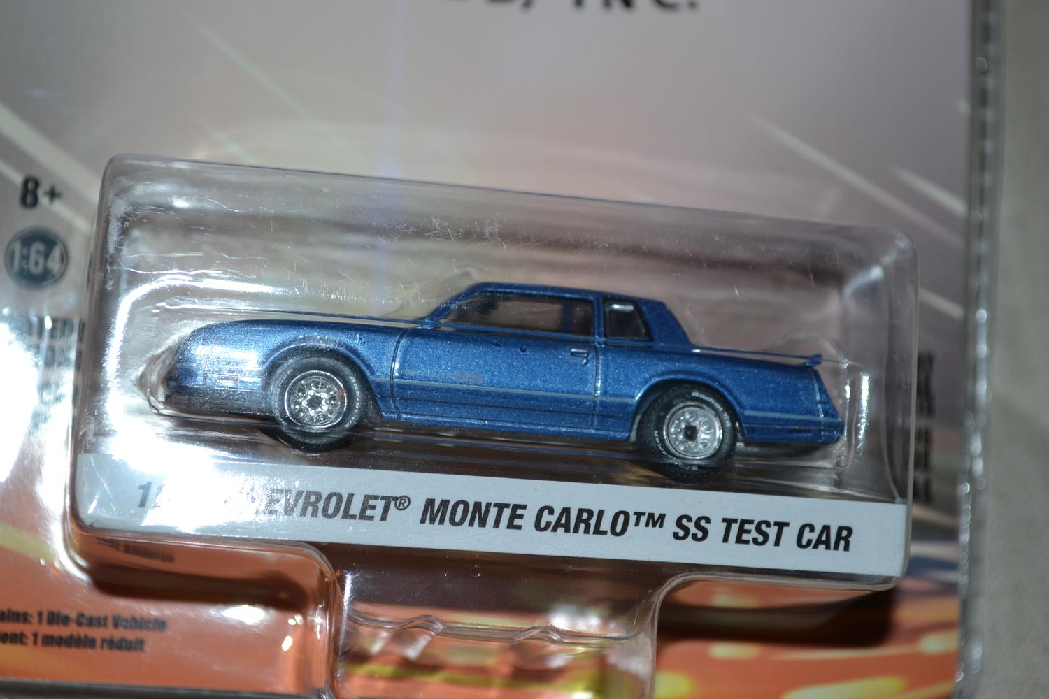 1984 Chevrolet Monte Carlo SS Test Car 1:64 Greenlight (Detroit Speed 1) 7cm Ny