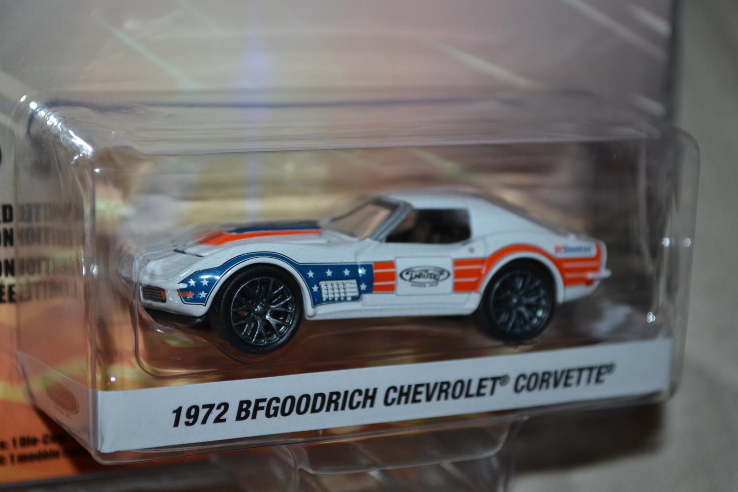 1972 BFGoodrich Chevrolet Corvette 1:64 Greenlight (Detroit speed 1) 7-8cm Ny