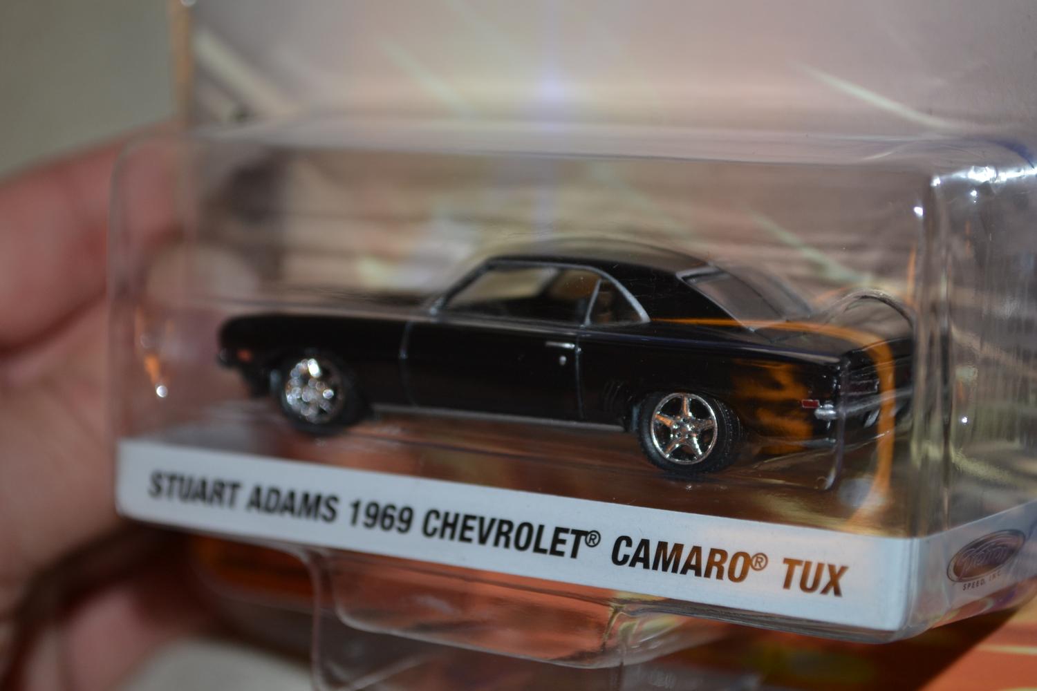 Stuart Adams 1969 Chevrolet Camaro TUX 1:64 Greenlight (Detroit speed 1) 7cm Ny