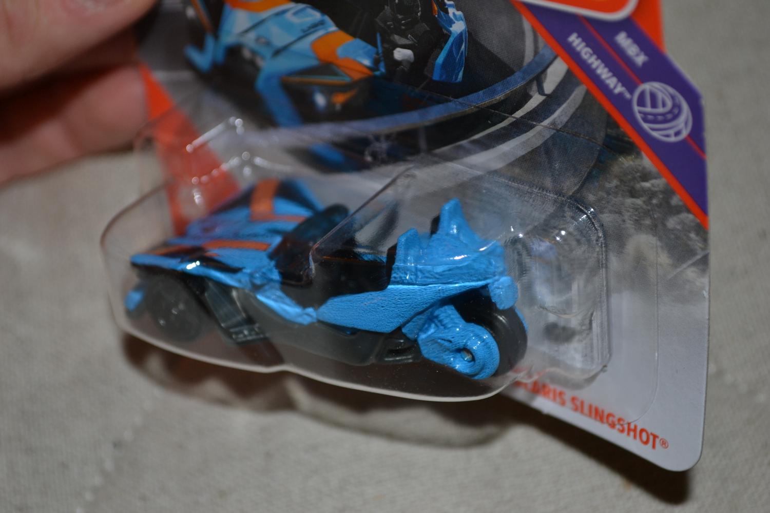 Polaris Slingshot Blå 1:64 Matchbox (2020) 7cm Ny