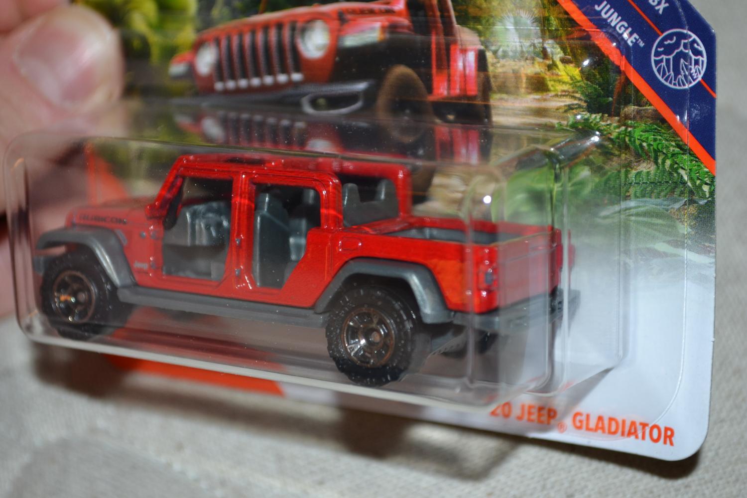 2020 Jeep Gladiator Röd Offroad 1:64 Matchbox (2020) 7cm Ny