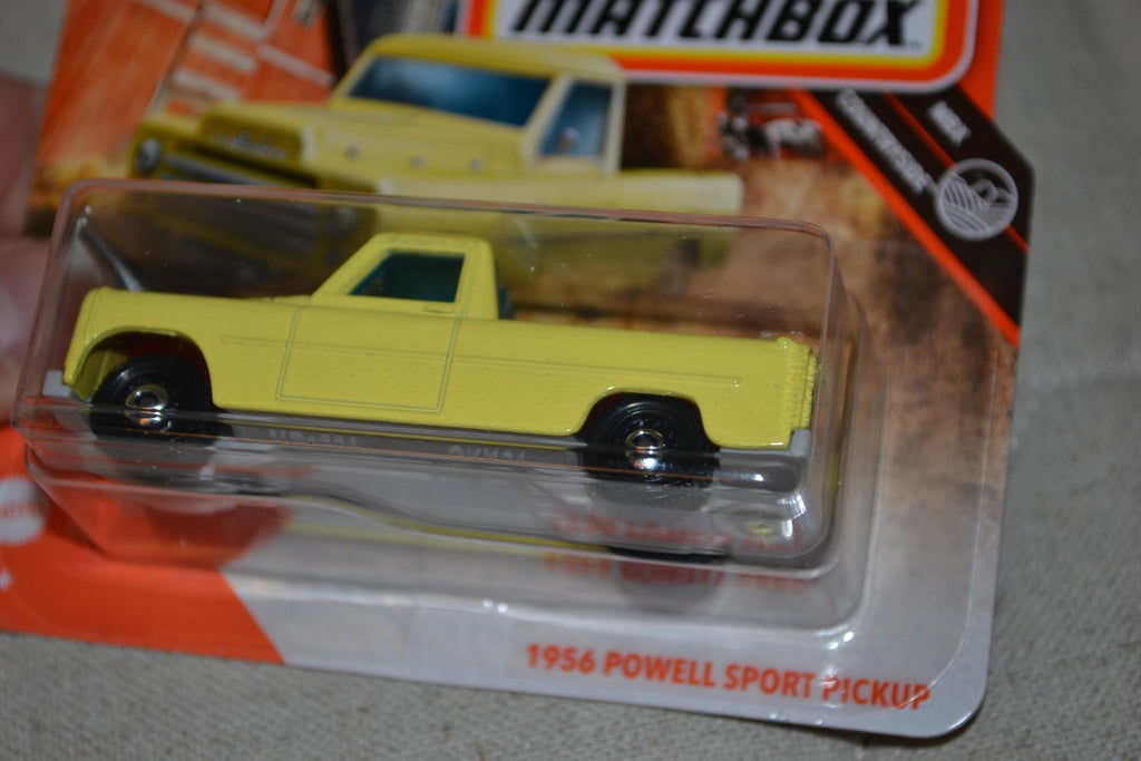 1956 Powell Sport Pickup Gul 1:64 Matchbox (2020) 7cm Ny
