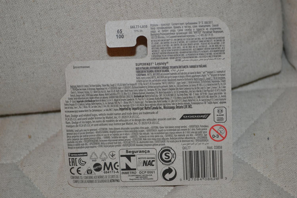 1968 Dodge D200 Offroad Svart 1:64 Matchbox (2020) 7cm Ny