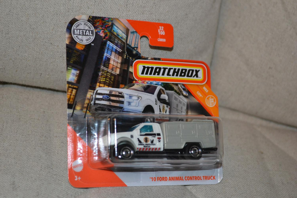 2010 Ford Animal Control Truck 1:64 Matchbox (2020) 7cm Ny