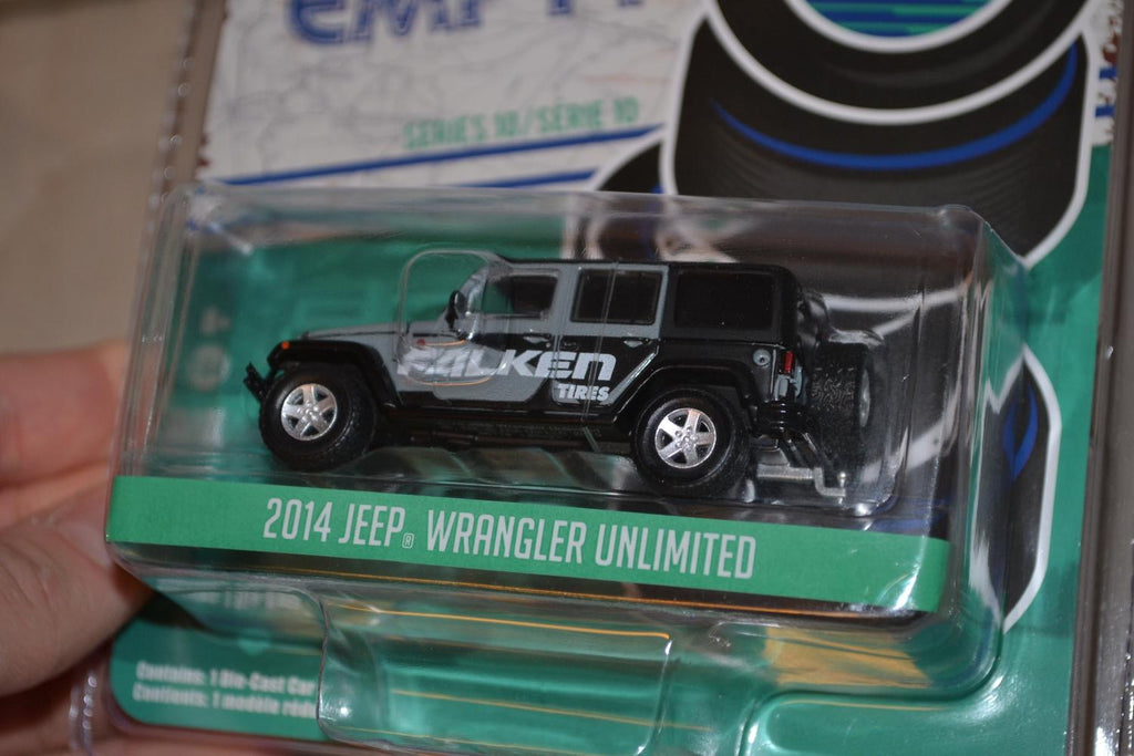 2014 Jeep Wrangler Unlimited Offroad 1:64 Greenlight (Running empty 10) 7-8cm Ny