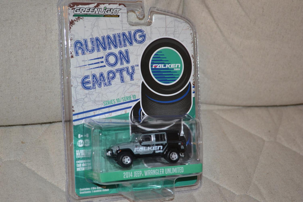 2014 Jeep Wrangler Unlimited Offroad 1:64 Greenlight (Running empty 10) 7-8cm Ny