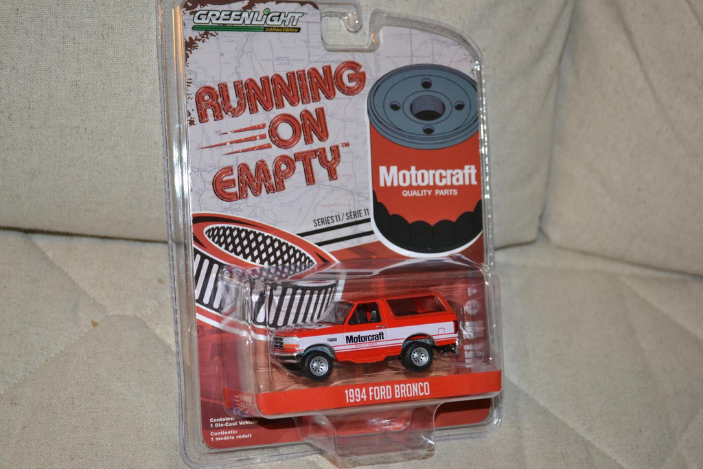 1994 Ford Bronco Offroad 1:64 Greenlight (Running on empty 11) 7-8cm Ny