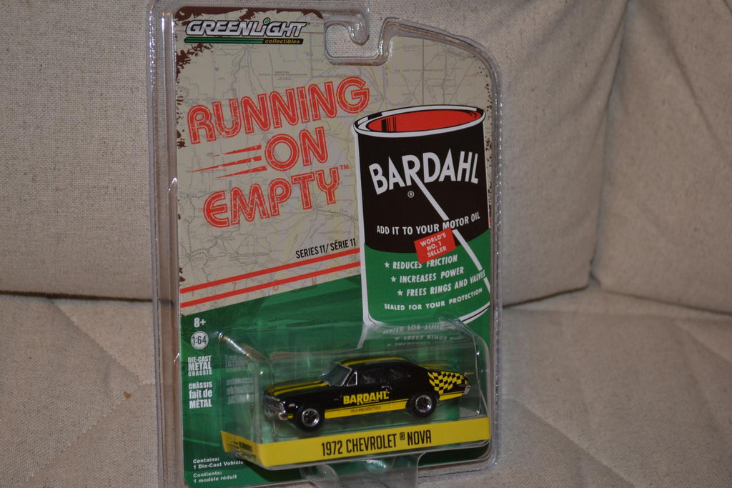 1972 Chevrolet Nova 1:64 Greenlight (Running on empty 11) 7-8cm Ny