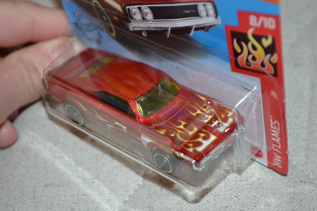 1969 Dodge Charger 500 Flames 1:64 Hot Wheels (2020-2) 7cm Ny