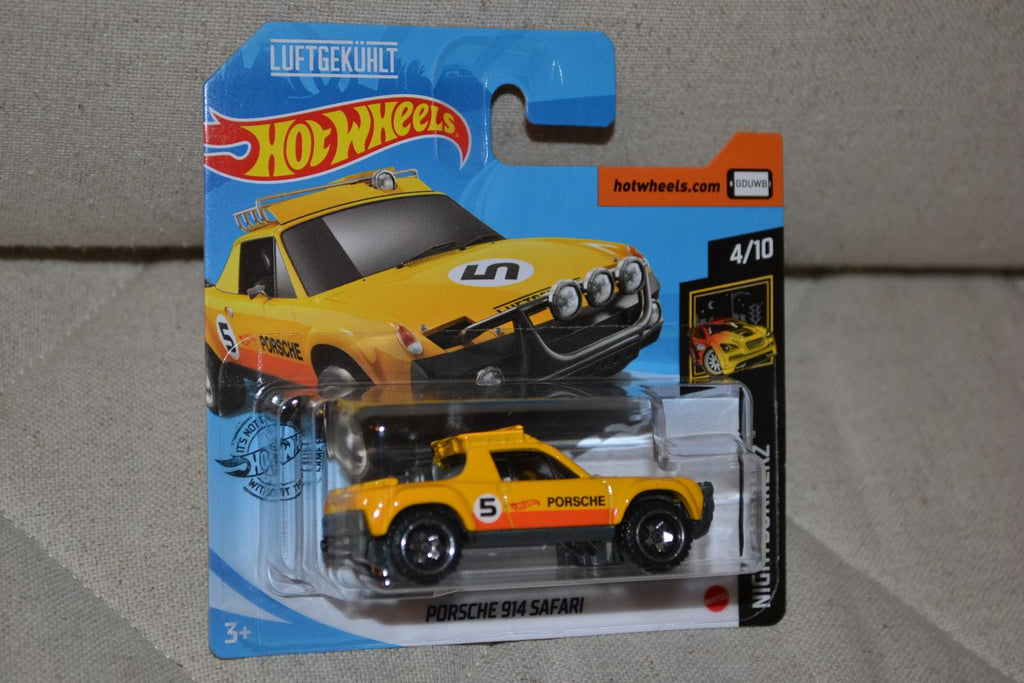 Porsche 914 Safari Gul Offroad 1:64 Hot Wheels (2020-2) 7cm Ny