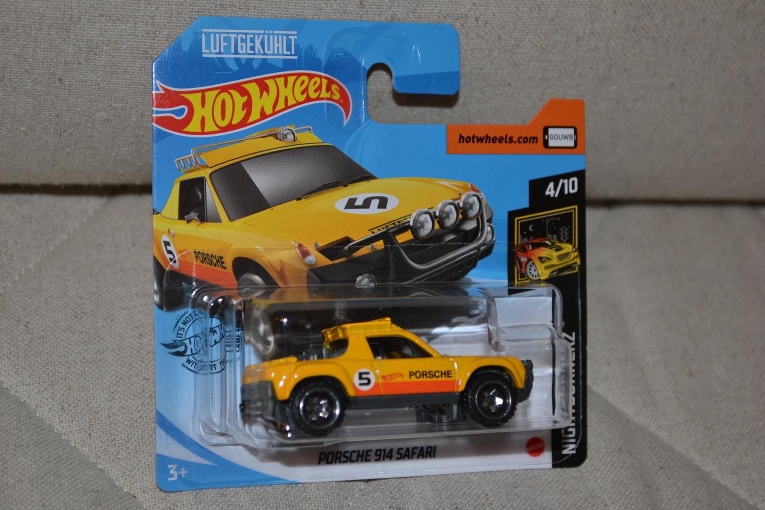 Porsche 914 Safari Gul Offroad 1:64 Hot Wheels (2020-2) 7cm Ny