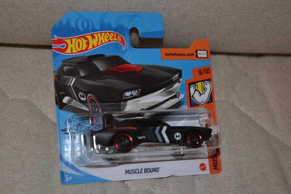 Muscle Bound Svart 1:64 Hot Wheels (2020-2) 7cm Ny