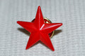 Röd Stjärna Stilren Kommunism m. Emalj Brosch Pin 2cm Ny