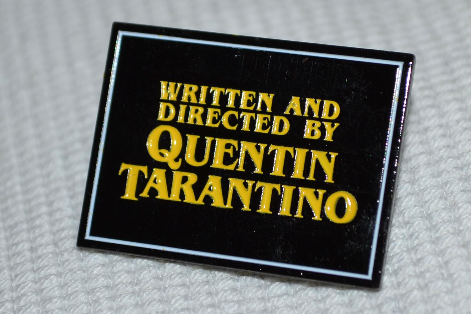 Quentin Tarantino m. Emalj Brosch Pin 2,5cm Ny