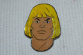 He-Man Ansikte m. Emalj Brosch Pin 3,5cm Ny