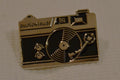 Klassisk Kamera m. Emalj Brosch Pin 3cm Ny