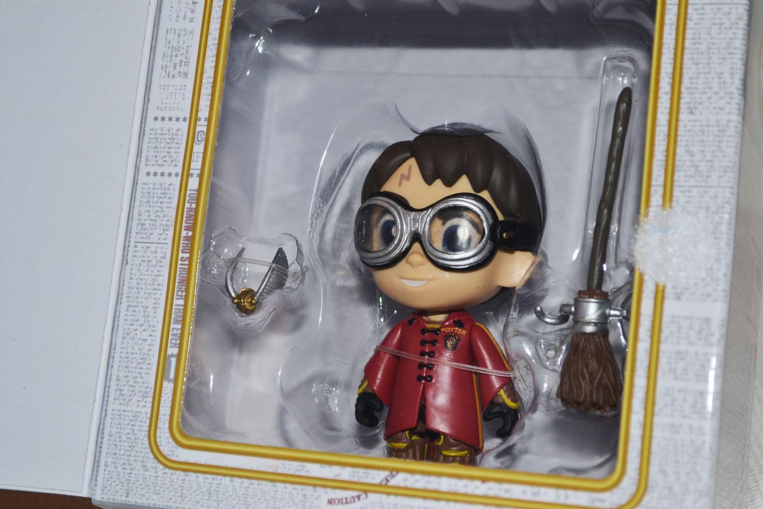 Harry Potter Quidditch Figur Fivestar (M. kvast Gyllene Sländan) 9cm Ny