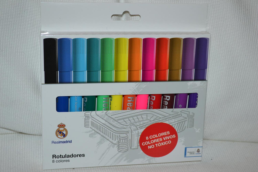 8st Färgpennor Tusch Real Madrid CYP Brands Ny