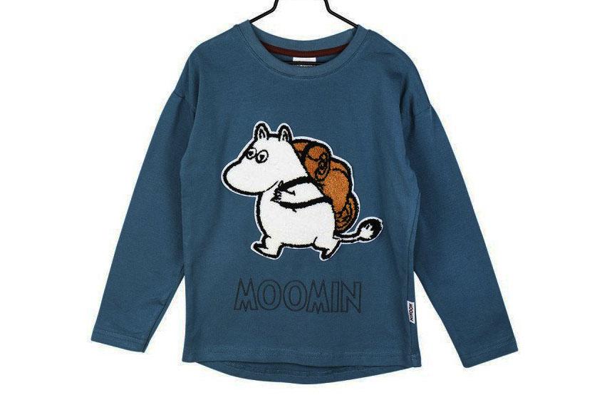 Mumin m. Ryggsäck Blå Tröja (Strl 104) BARN Ny