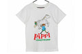 Pippi Långstrump Stilren T-Shirt Vit (Strl 104) BARN Ny