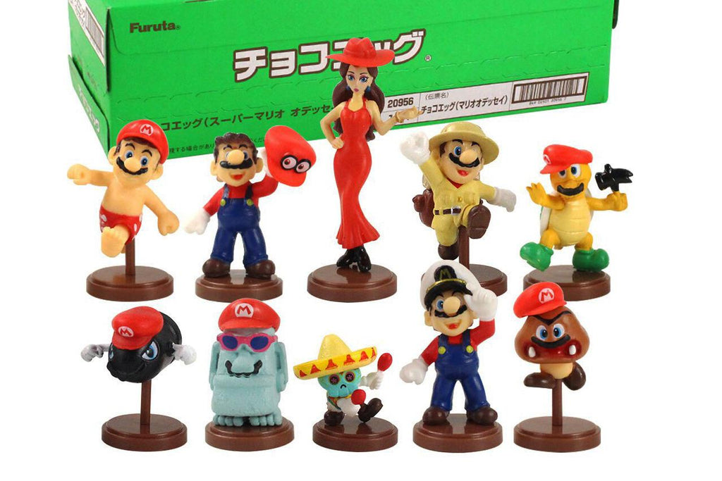 10st Super Mario Odyssey Figurer Furuta (Låda B) Japan 5-6cm Ny