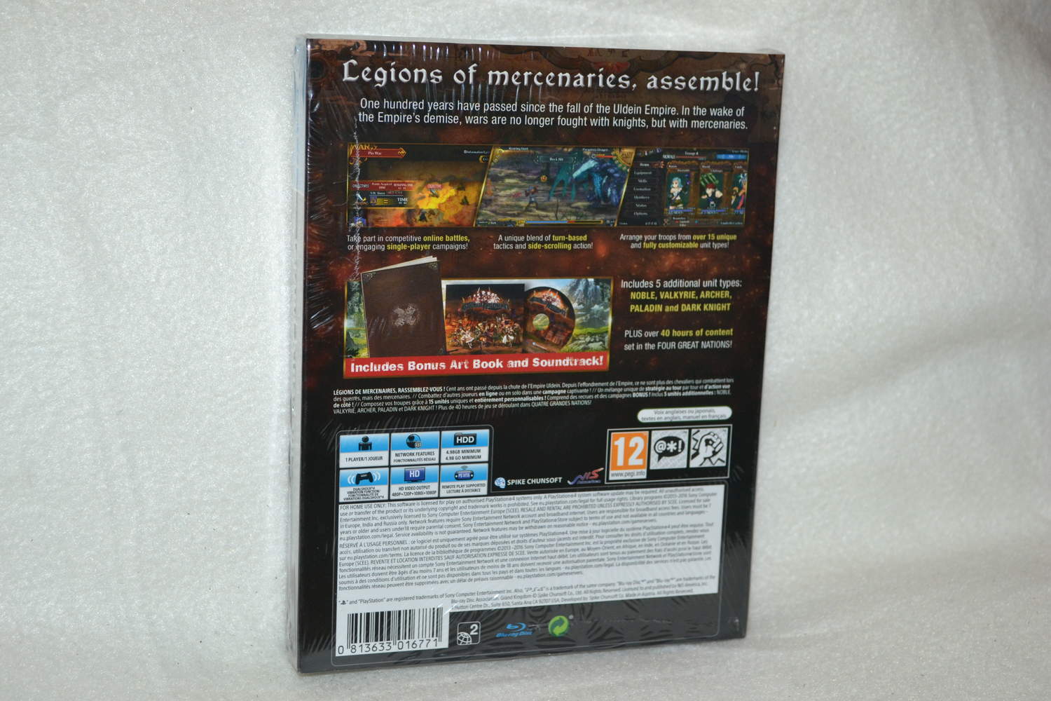 Grand Kingdom Launch Day Edition PS4 Playstation 4 (Art Book/CD) Ny