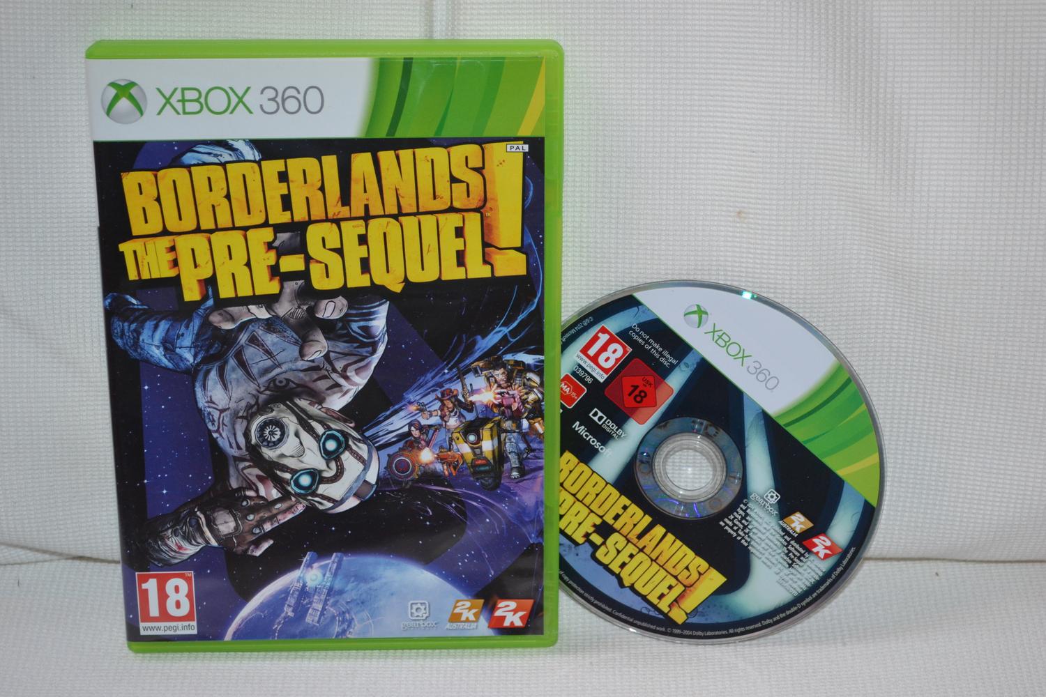 Borderlands: The Pre-sequel! Xbox 360 Utan Manual Fint Skick