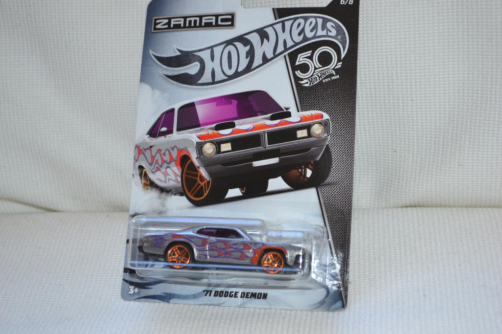 1971 Dodge Demon Flames 1:64 Hot Wheels (50år Jubileum) 7cm Ny