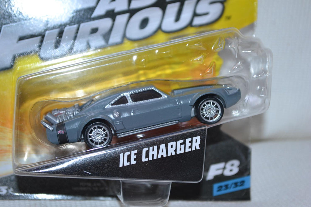 Ice Charger Grå Fast & Furious 1:55 Mattel 8cm Ny