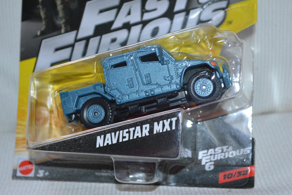 Navistar MXT Blå Fast & Furious 1:55 Mattel 8cm Ny
