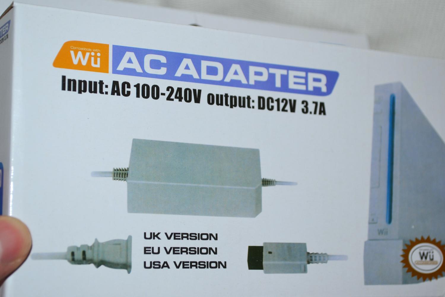 Nintendo Wii Strömadapter EU Ny