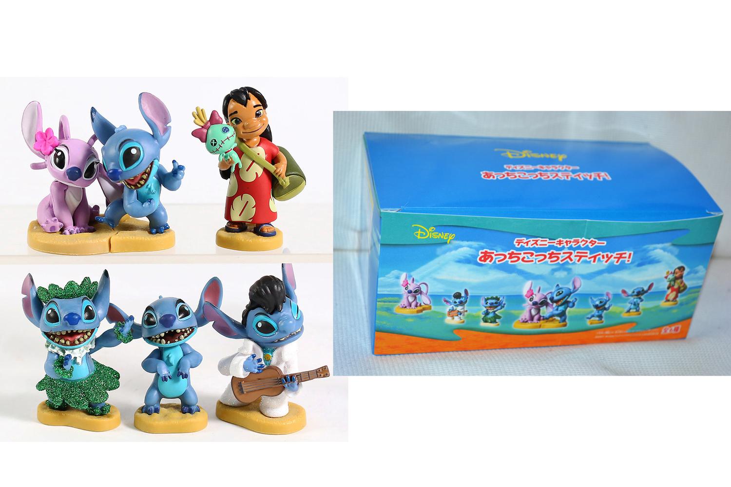 6st Lilo Stitch Figurer Disney Banpresto Japan (6cm) Ny
