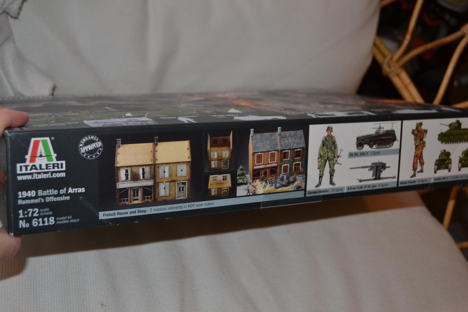 Battle of Arras Rommels Offensive 1940 1:72 Italeri Battle Set 6118 Ny