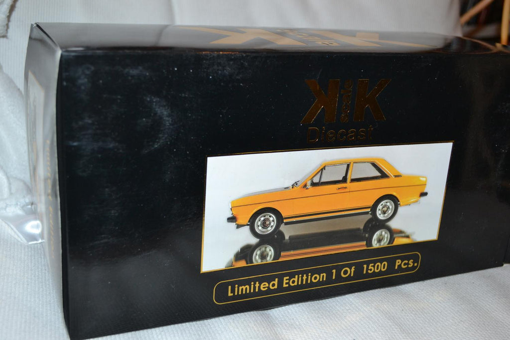 Audi 80 GTE Coupe 1974 Orange 1:18 KK Scale 23cm Ny