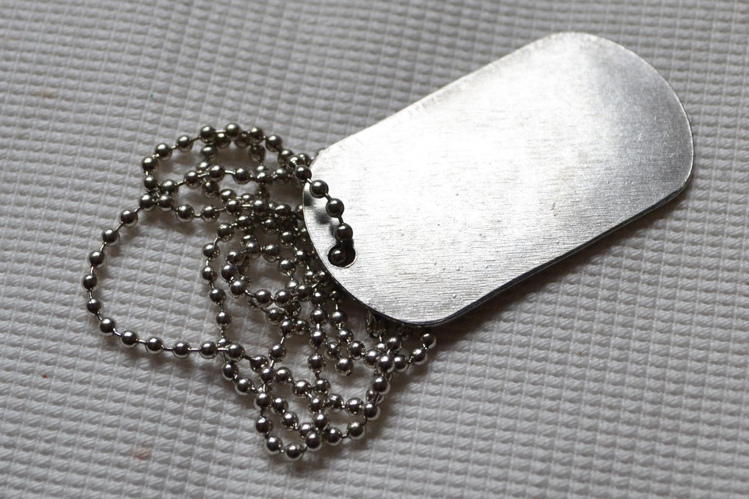 CCCP Sovjetunionen Bricka Halsband Dog Tag 5/50cm Ny