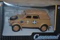 VW 82 1940 Tysk Brun Afrika (Stängd) WW2 1:43 Cararama Hongwell 9cm Ny