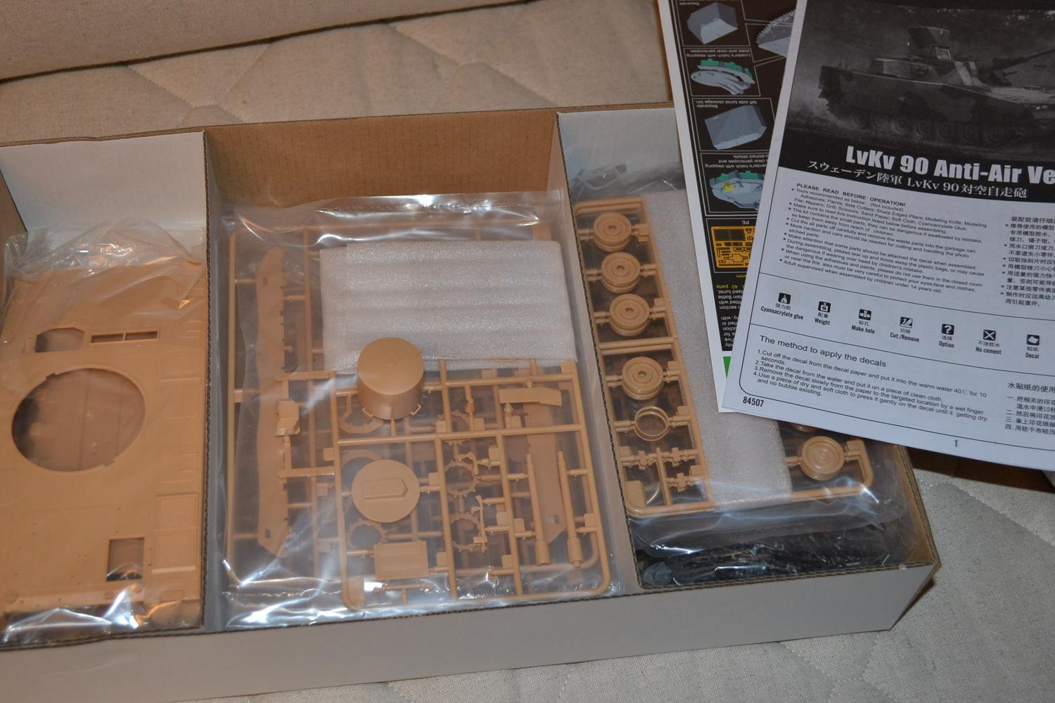 Lvkv 90 Luftvänskanon 90 1:35 Hobbyboss Svensk Pansarvagn Anti-Air Ny