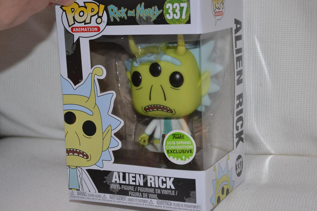 Alien Rick fr. Rick and Morty Serie Pop! Figur #337 12cm Ny