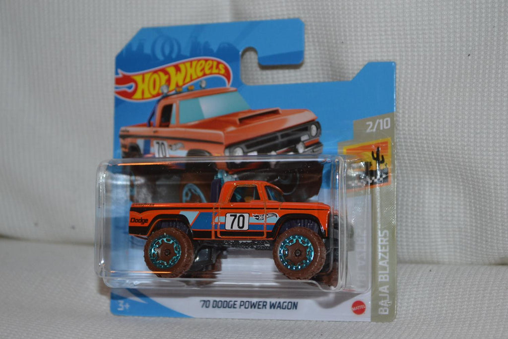 1970 Dodge Power Wagon Orange 1:64 Hot Wheels 2021 7cm Ny