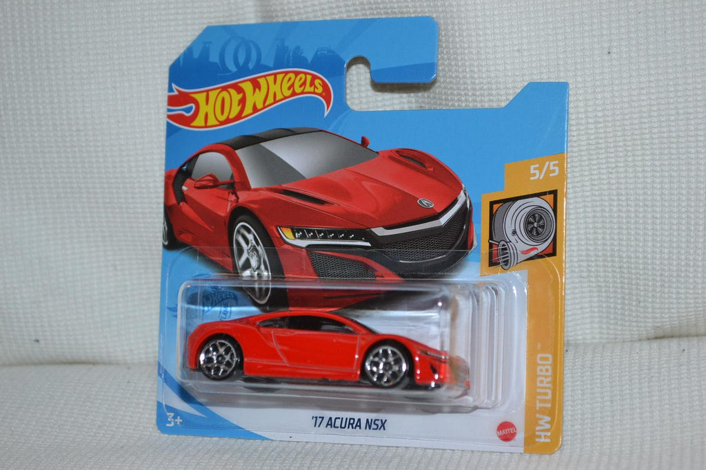 2017 Acura NSX Röd 1:64 Hot Wheels 2021 7cm Ny