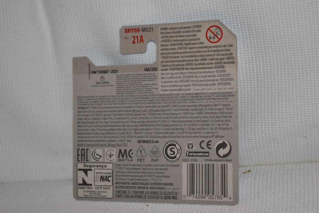 2017 Acura NSX Röd 1:64 Hot Wheels 2021 7cm Ny