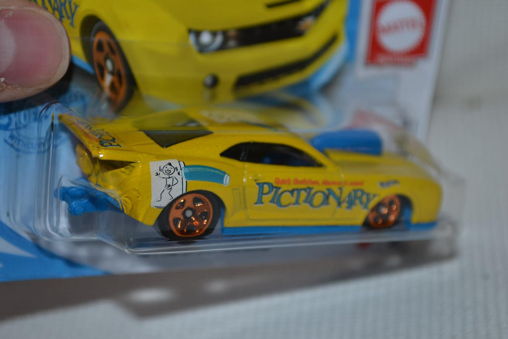 2010 Pro Stock Camaro Gul 1:64 Hot Wheels 2021 7cm Ny