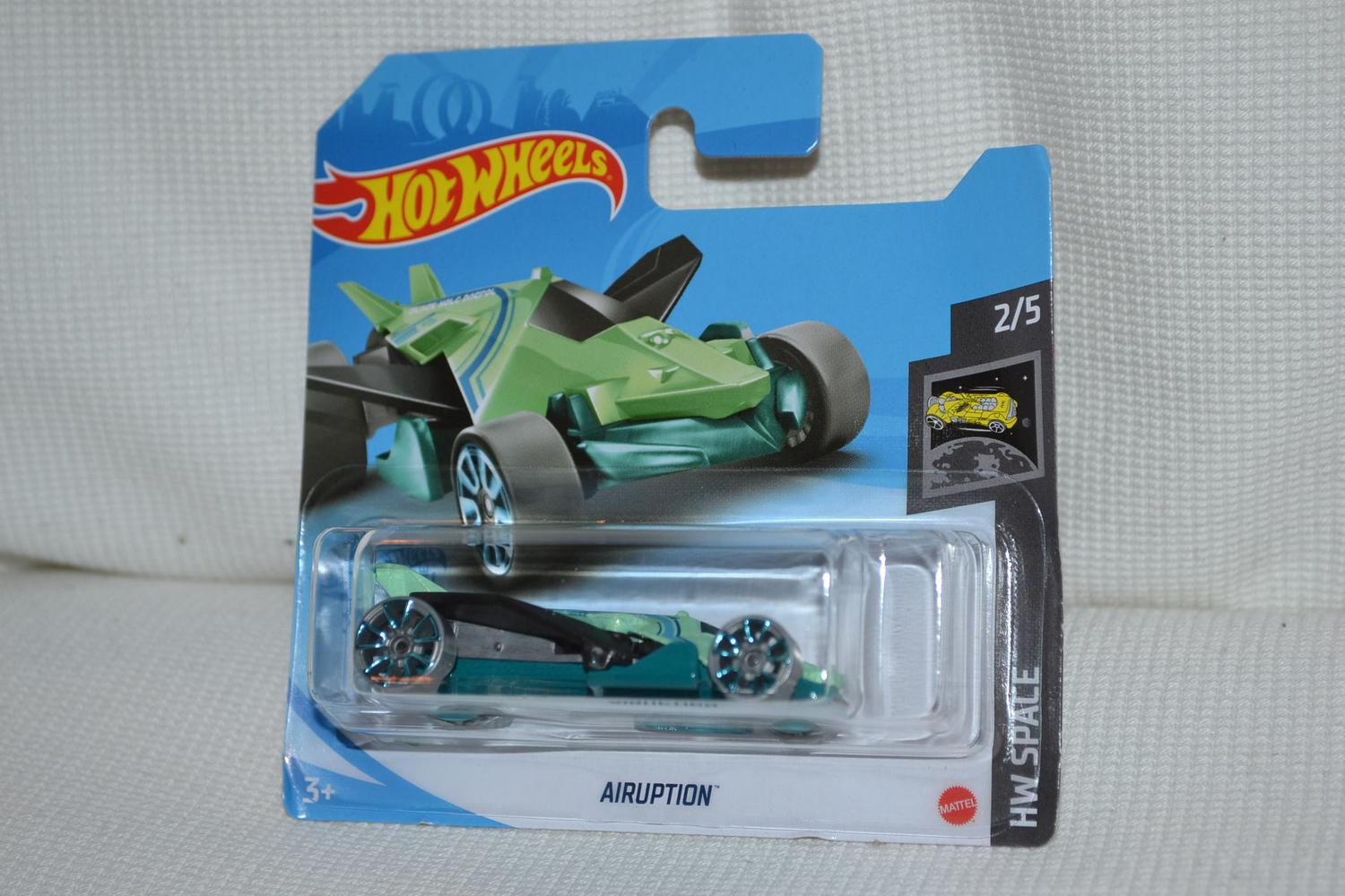 Airuption Turkos Rymdfarkost 1:64 Hot Wheels 2021 7cm Ny