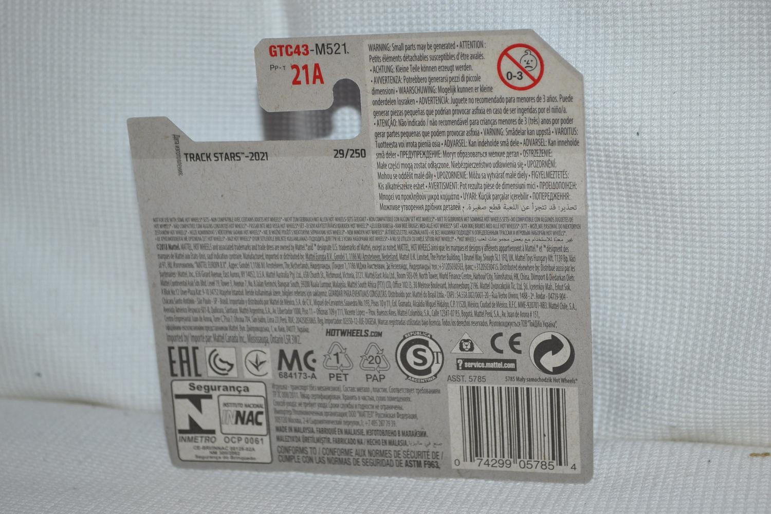 Retro-Active Röd/Orange 1:64 Hot Wheels 2021 7cm Ny