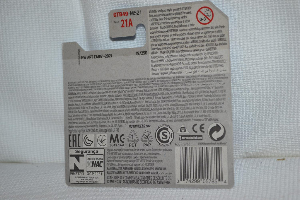 Rigor Motor Art Cars 1:64 Hot Wheels 2021 7cm Ny